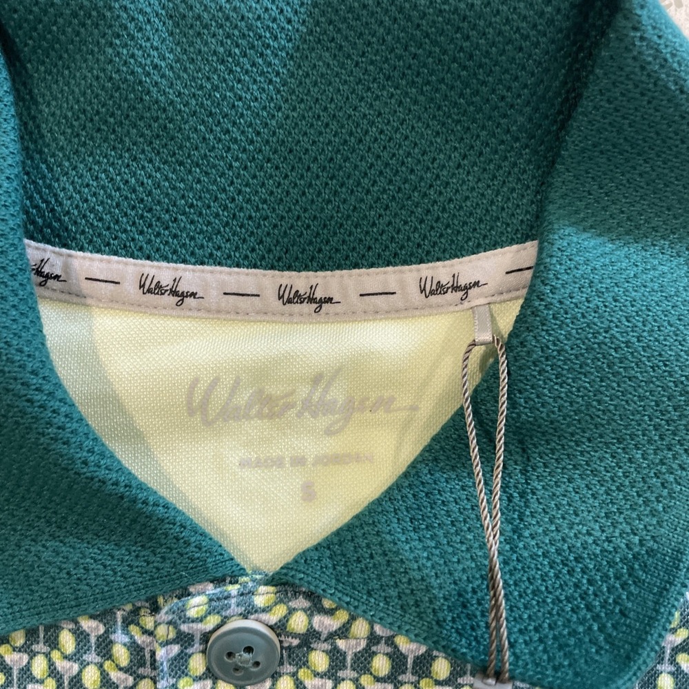 Walter Hagen Polo Men's Small Golf Performance 11 Green UPF Wicking UPF50+ NWT - Picture 3 of 4